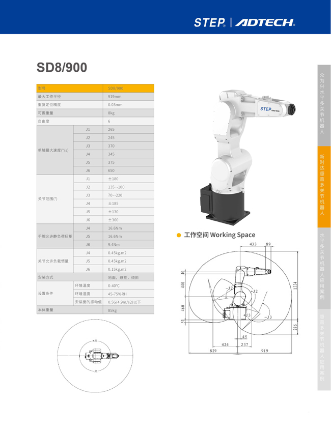 眾為興六軸桌面機器人SD8/900 圖片關鍵詞
